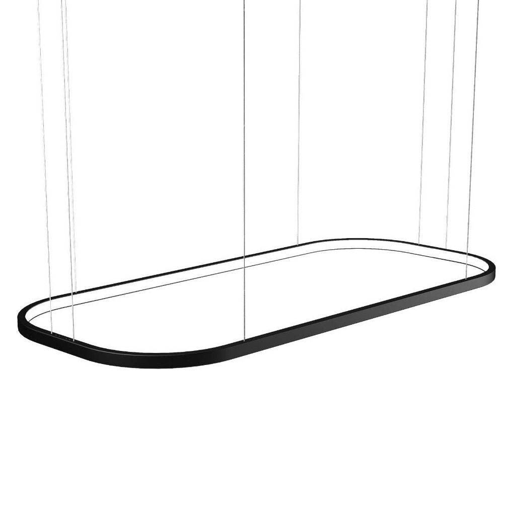 Loop Rectangular pendel fra Martinelli Luce - Perle guld