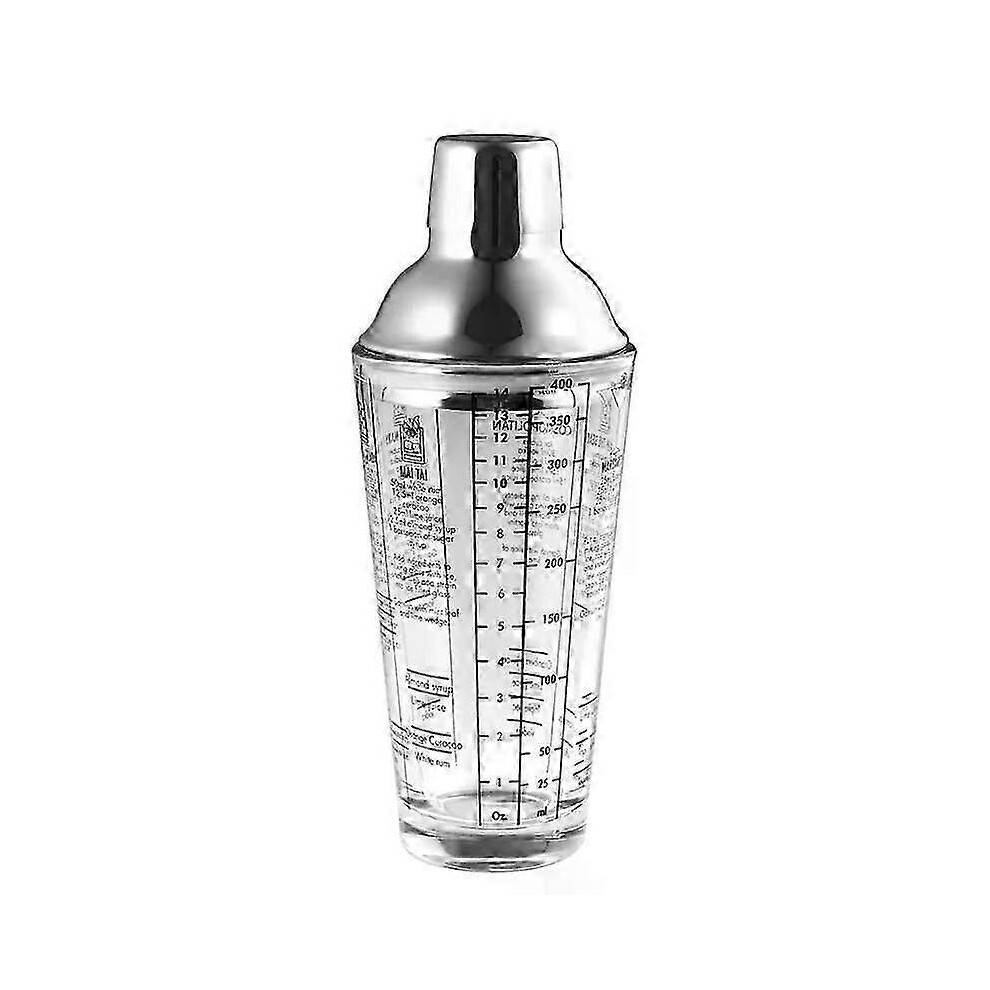 (400ml Shaker Cup) 750ml Mixology Bartender Kit Bar Tool Set With Stand Perfect Home Bartending Kit Martini Cocktail Shaker Set Barware Tool