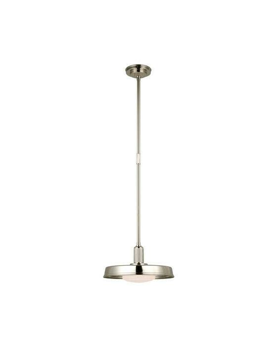 Ruhlmann 14" Factory Pendant Polished Nickel