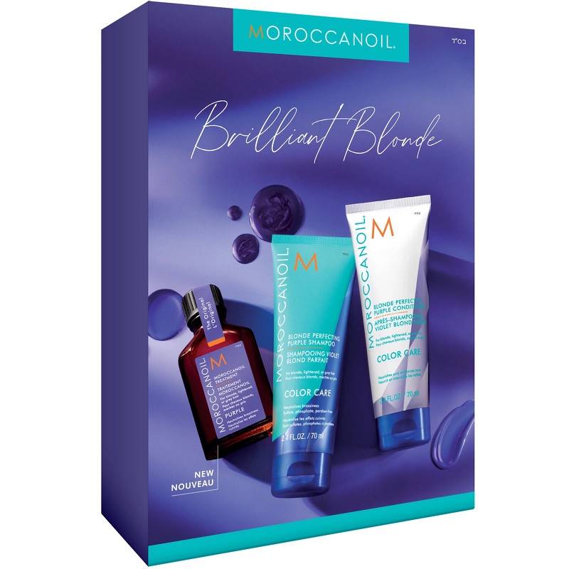 Moroccanoil Color Care Brilliant Blonde Kit 3 pcs (Limited Edition)