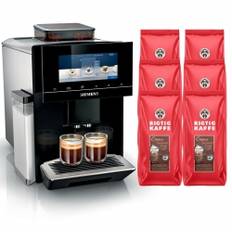 Siemens TQ903R09 EQ900 Espressomaskine Inkl. 6x1kg Rigtig Kaffe Crema Intenso Hele kaffebønner