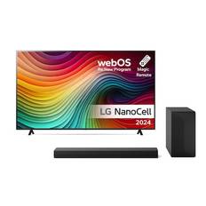 LG 65'' NANO 81 4K TV (2024) 65NANO81T6A + Soundbar