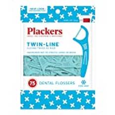 Plackers Whitening Twin Line Floss Picks – 75 ct – 3 pk by Plackers