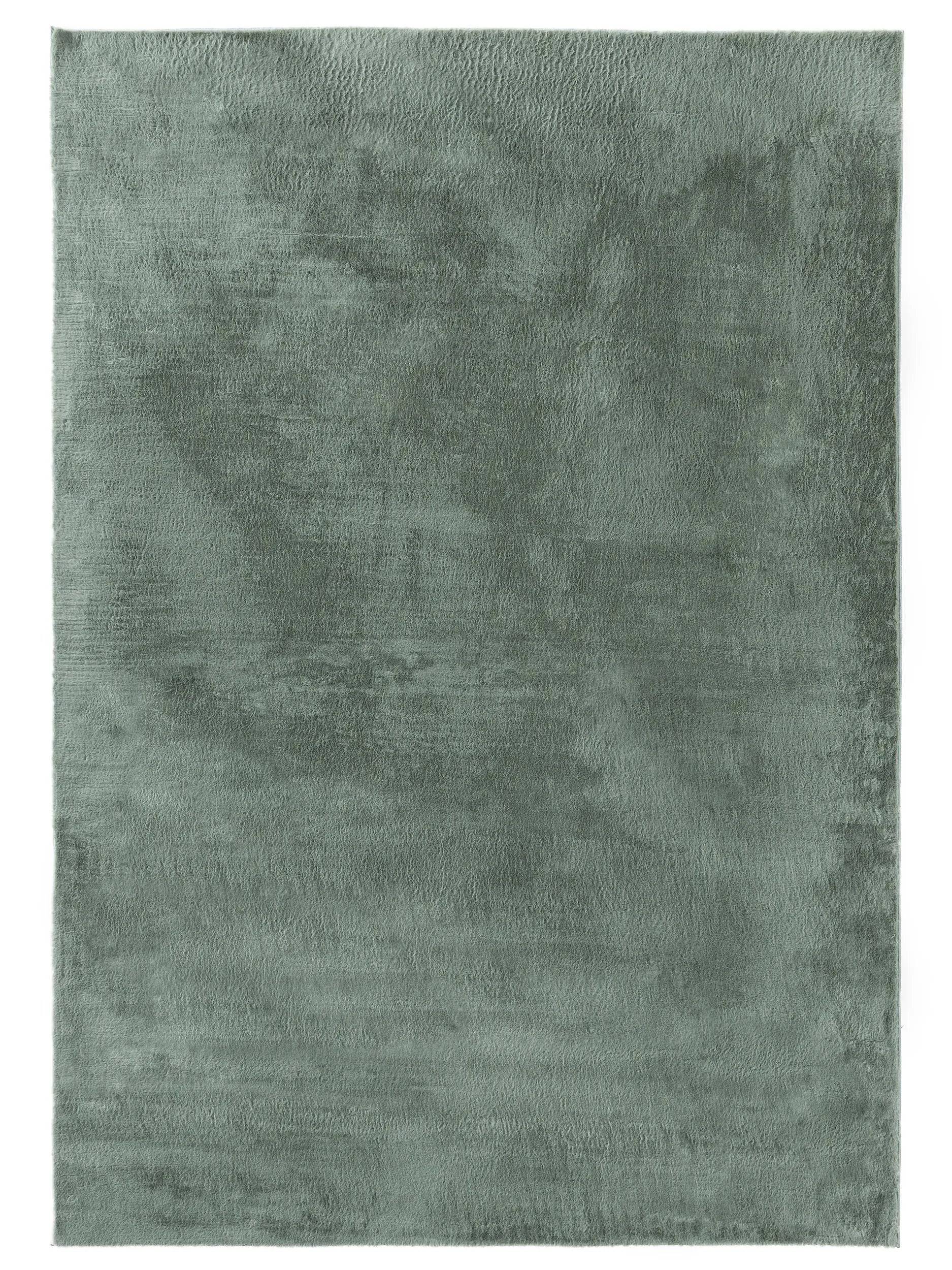 COZY Grøn Pels Tæppe - Rektangulær / 230x330 cm / Grøn