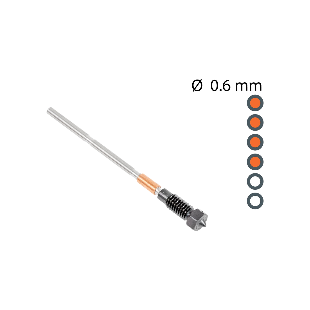ObXidian-dyse 0,6 mm til Prusa XL.