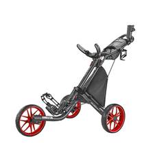 Caddytek EZ TOUR Quickfold Golfvagn med 3 Hjul - Röd - Red