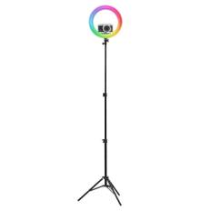 T&#39;NB Influence Pro 14" RGBWW LED Ring Light med Justerbart Stativ och Förvaringsväska - Svart