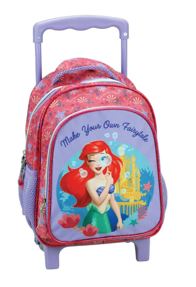 Disney Princess Ariel Fairytale rullande förskoleväska, 30 cm