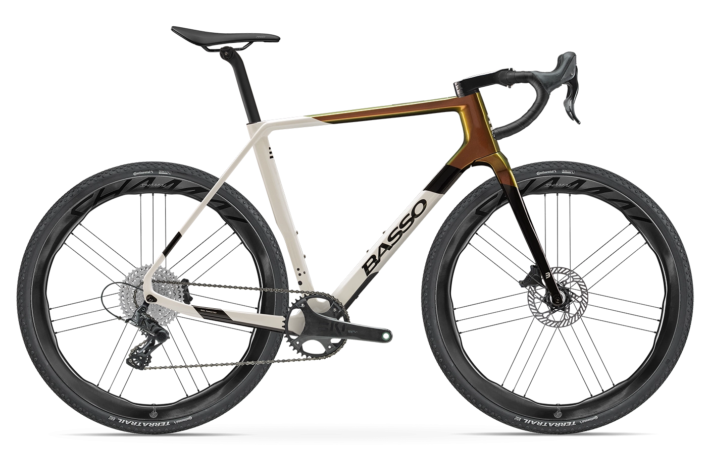 Basso Palta II Gravel Bike - Shimano GRX Di2 2x11 - Microtech RG38 Carbon