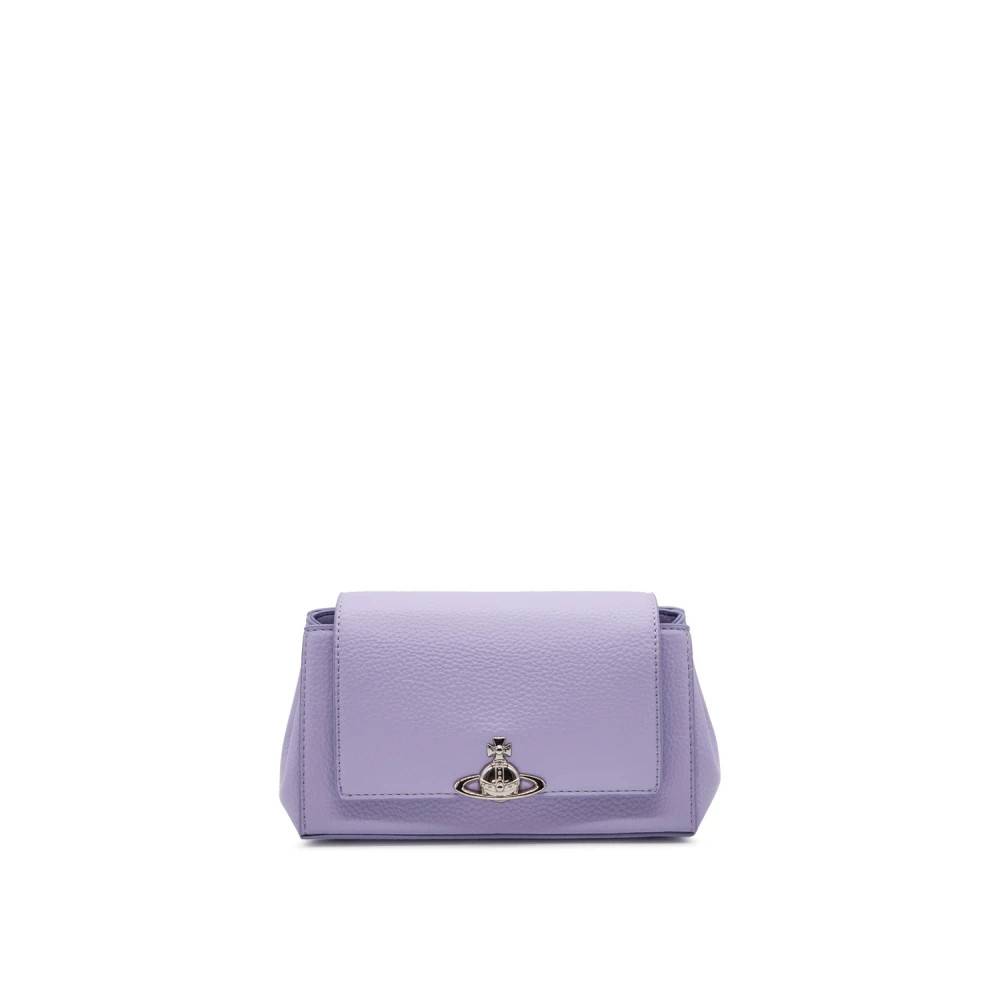 Vivienne Westwood Hazel Small Handbag - Tasker - Dame - Lilla - ONE SIZE - Uld