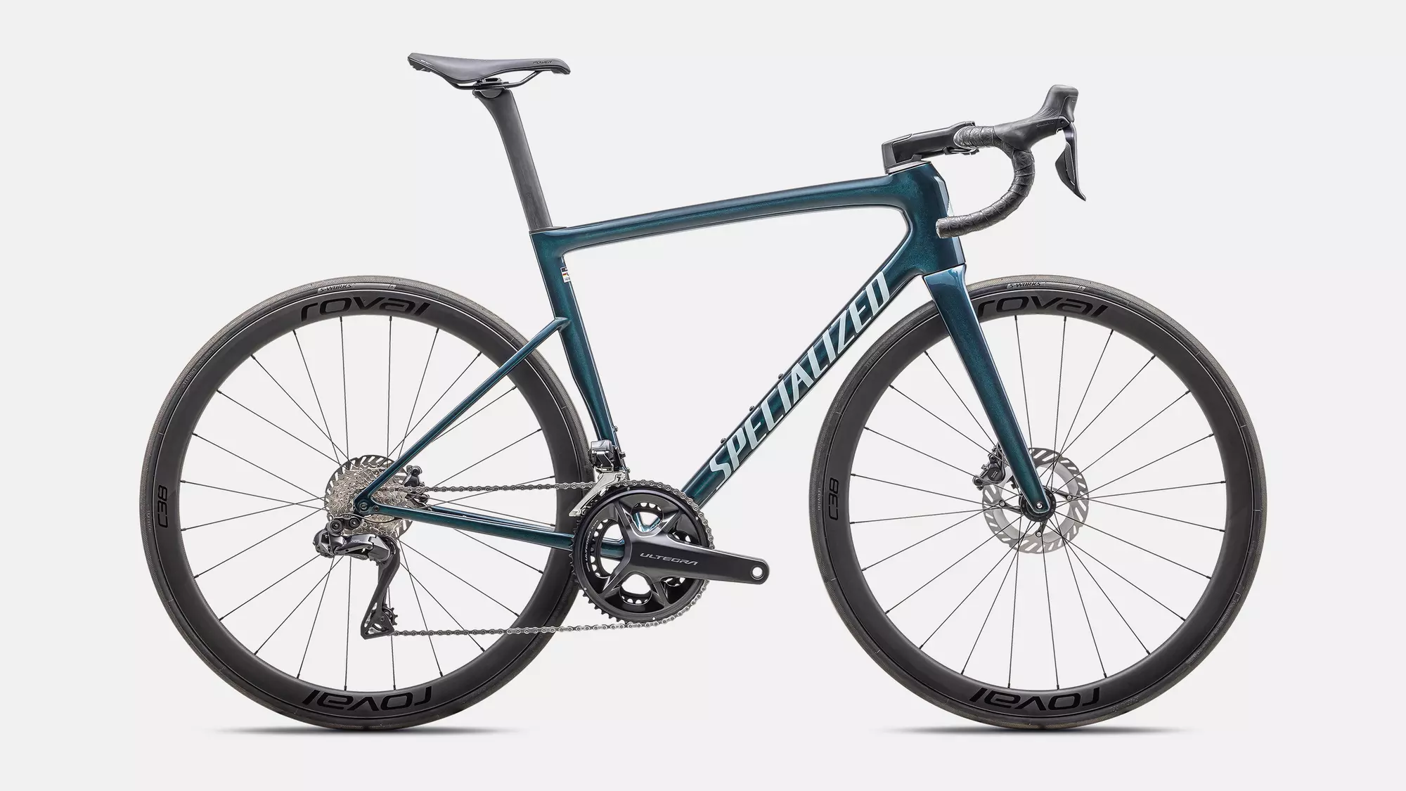 Specialized Tarmac SL8 Expert 2026 - Shimano Ultegra Di2 2x12sp - Roval C38 - 008 / 61 / Gloss Obsidian Metallic