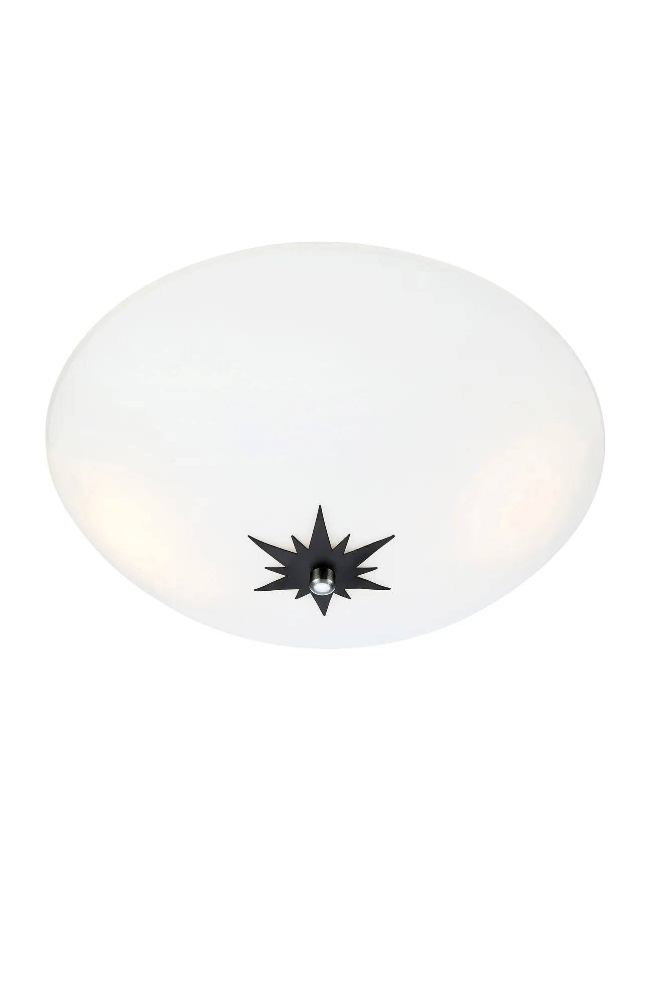 Rose Plafond Vit 35 cm