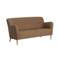 Swedese Nova 2-sitssoffa - Oljad ek Romo Linara 141 Chestnut