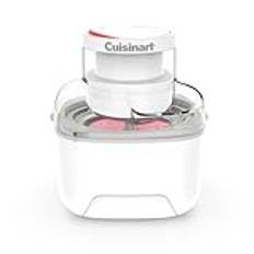 Cuisinart Solo Scoops Ice Cream Maker | Hemlagad gelato & glassmaskin på 25 minuter | Sorbet Maker | Frozen Yogurt Maker | Kompakt, platsbesparande | 475 ml blandningsskål | ICEM10