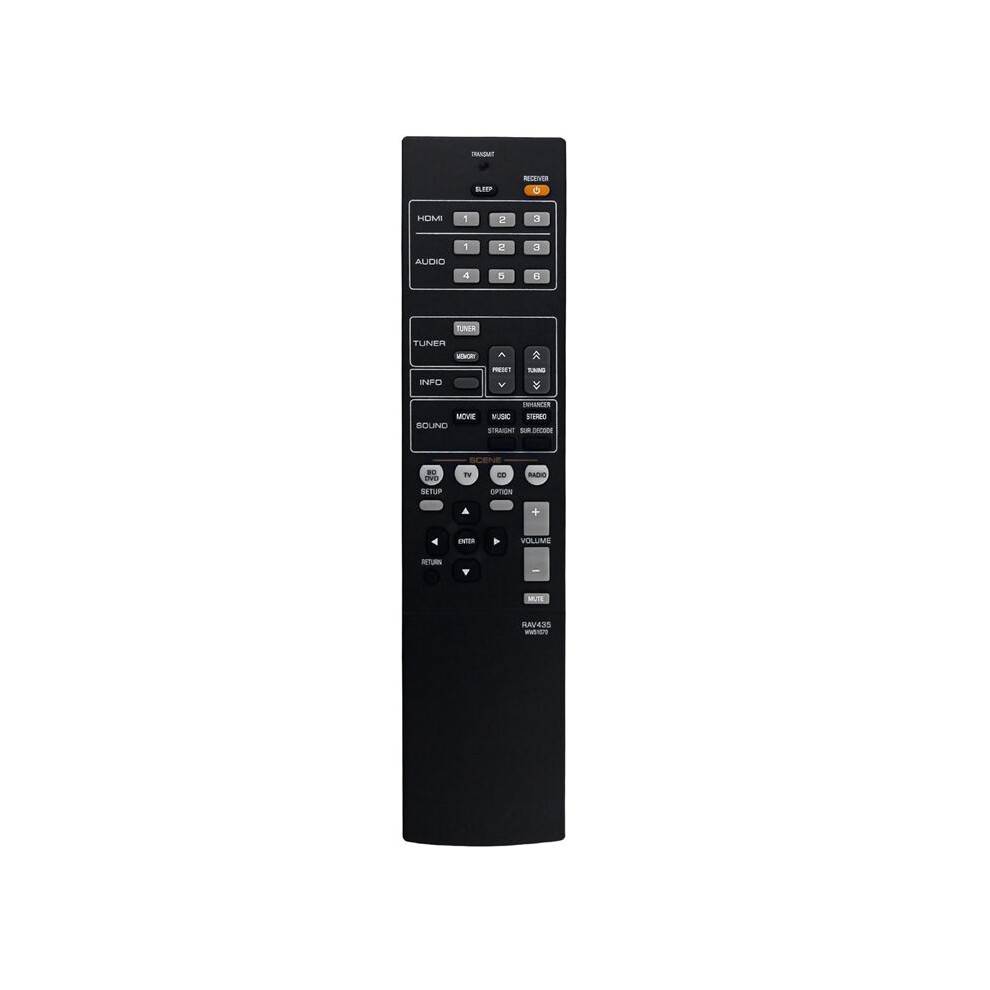 RAV435 WW51070 Erstatningsfjernbetjening til Yamaha hjemmebiograf audio/video-receiver HTR-2064 YHT-196 HTR2064SZ NS-B20 NS-C20