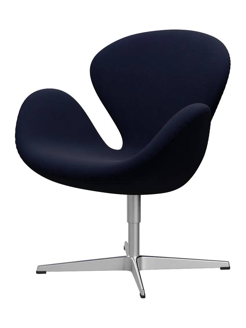3320 Svanen i stof (prisgruppe 1) af Arne Jacobsen Fame / 66132 Sortblå - Jacobsen Plus