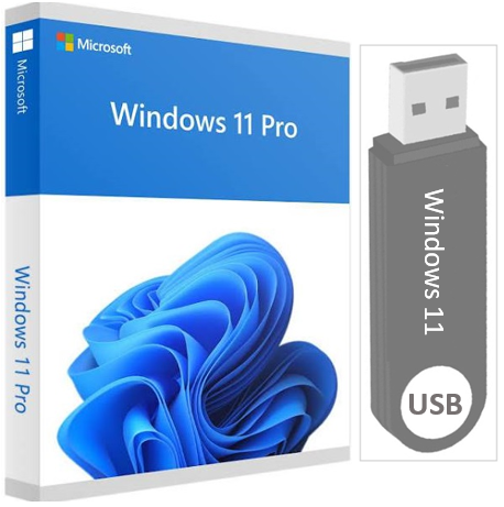Windows 11 Pro USB-installationsmedie