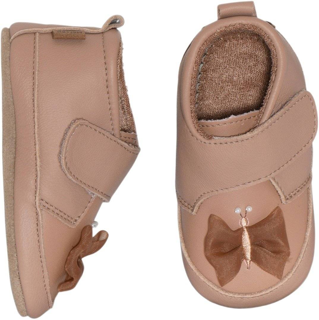 Melton Butterfly Leather Slippers Tawny Brown Hjemmesko Str 23/24 - hos Magasin.