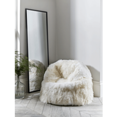Sumptuous Sheepskin Beanbag - Ivory