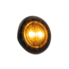 Sidomarkeringsljus, Optibeam Dark Phantom, 181AME, gul, DV – Mörktonat glas