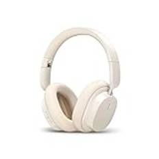 Bluetooth-hörlurar Trådlösa Hörlurar Bluetooth 5.3 Hörlurar HIFI Level Headset 40mm Driver Hopfällbar Över Örat Hörlurar 70H Tid over-ear hörlurar(White)