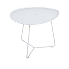 Fermob - Cocotte Low Table, Cotton White - Udendørs små borde og sideborde - Hvid - Metal