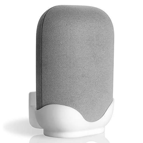 Honecumi väggfäste för Google Nest Audio | Google Nest Audio hållare skrivbord högtalare stativ | väggstativhållare, väggfäste för Google Nest röstassistent - elegant vit