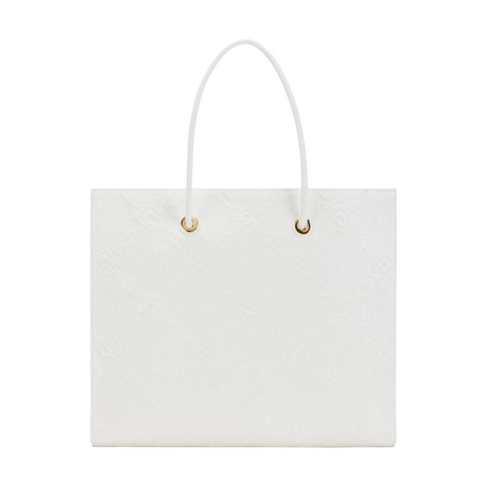 Elisabetta Franchi Raffia Tote - Tasker - Dame - Hvid - ONE SIZE - Uld