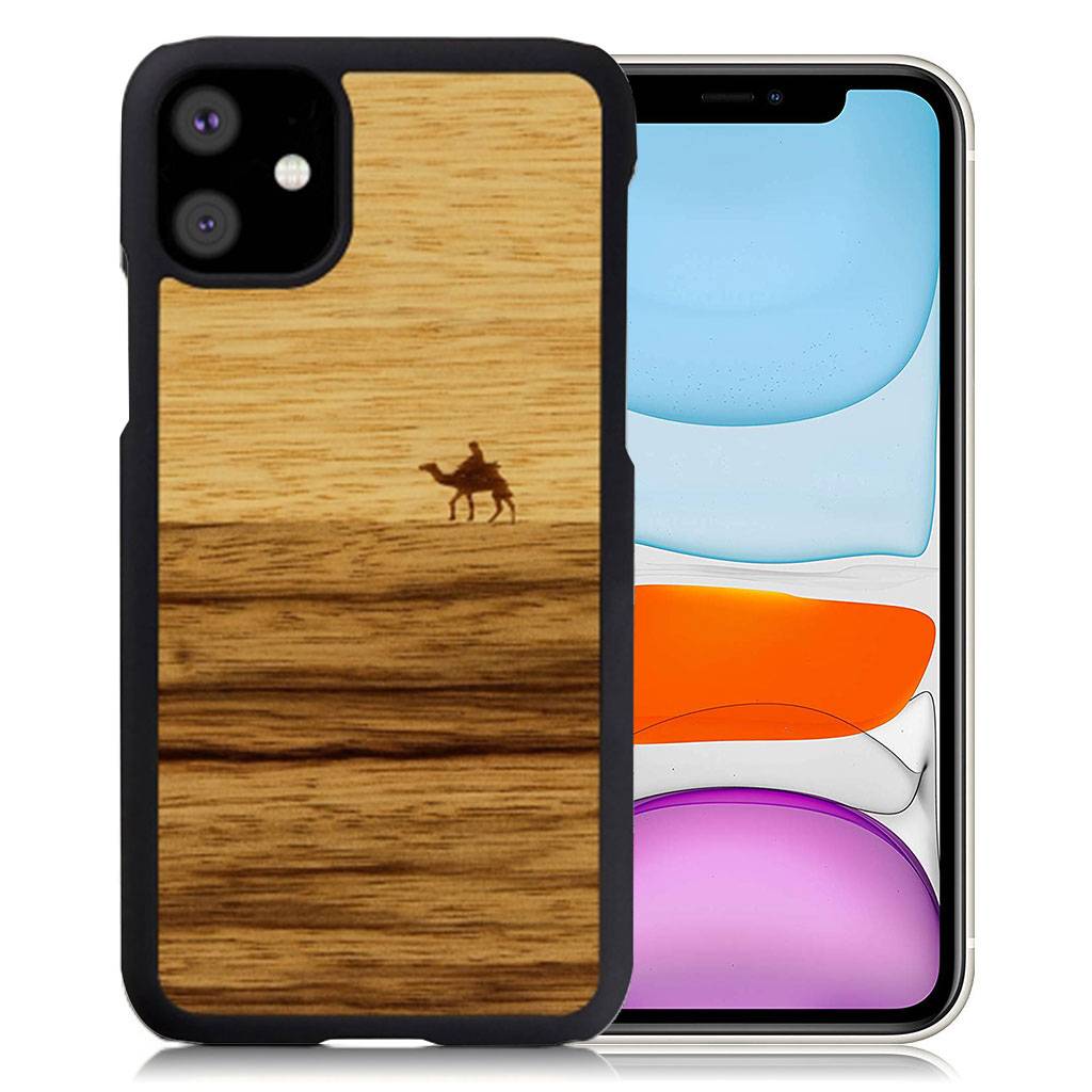 Man&Wood premium etui til iPhone 11 - Terra
