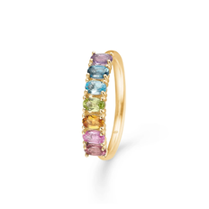 Mads Z – POETRY RAINBOW ring i 14 kt. guld