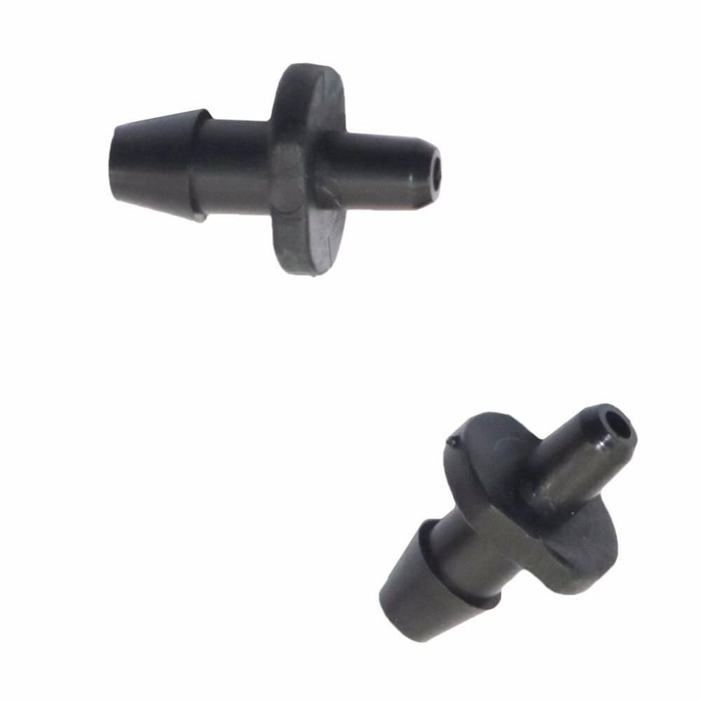 50 st bevattning 1/4 tums anslutning för trädgårdsslang 4/7mm slang hulling överföring 3 / 5mm slang droppbevattning