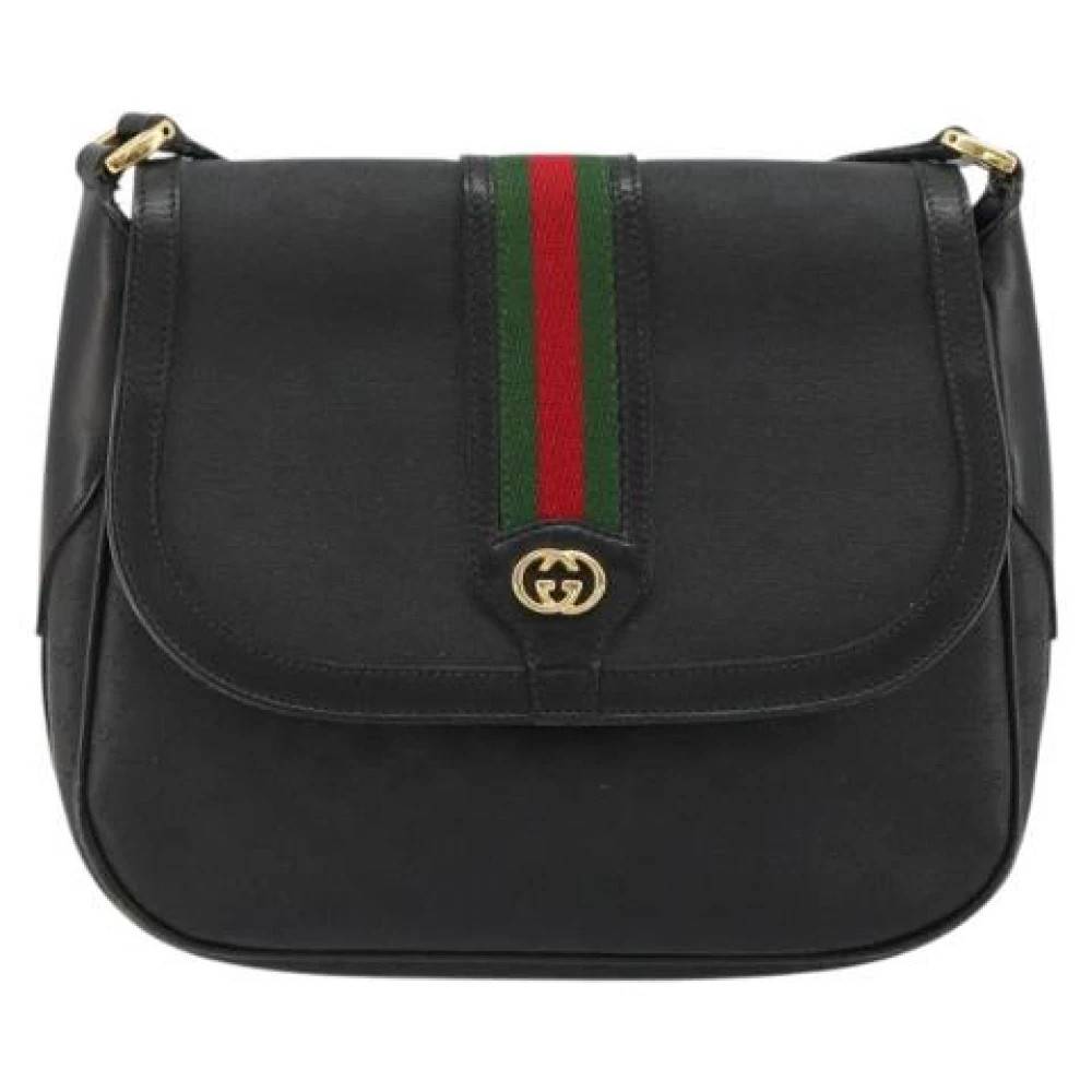 Gucci Vintage Pre-owned Vintage Skuldertaske - Vintage - unisex - Sort - ONE SIZE - Uld