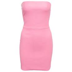 Stouls Amina strapless leather minidress - pink - S