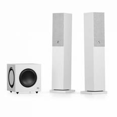 Audio Pro A38 & SW-10 aktivt 2.1 högtalarpaket, vit