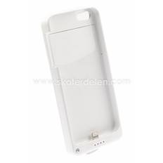 Batteri-backup med skal 2200mAh, Vit, iPhone 5/5S