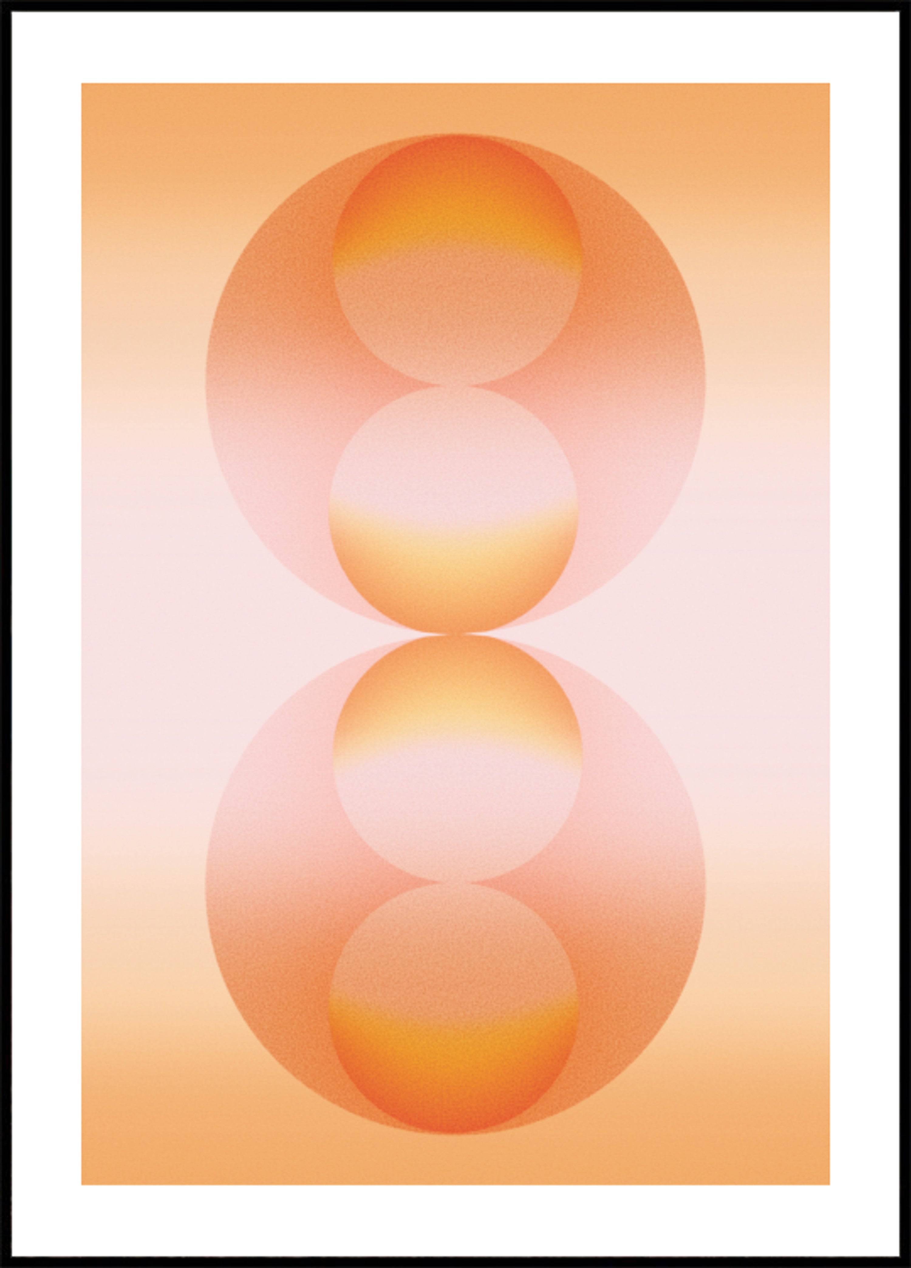 Reflected Gradient Spheres (70x100) - Plakater > Osorterade verk, BD