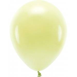 Enfärgade ballonger - 30 cm - Ljusgul - 100-pack
