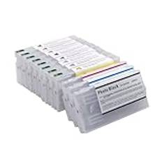 T6531-T6539 T653A T653B 200ML 11 färger påfyllningsbara tomma patroner med ARC permanent chip, kompatibel med Epson Stylus Pro 4900 skrivare