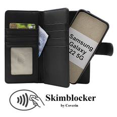Skimblocker Samsung Galaxy S22 5G (SM-S901B/DS) XL Magnet Mobilcover