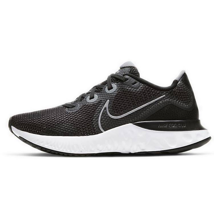 Nike Dam Renew Run 'Svart' (damstorlekar) Svarta / Vita / Mörk Rökgrå / Metalliska Silver Löparskor CK6360 008 cm black