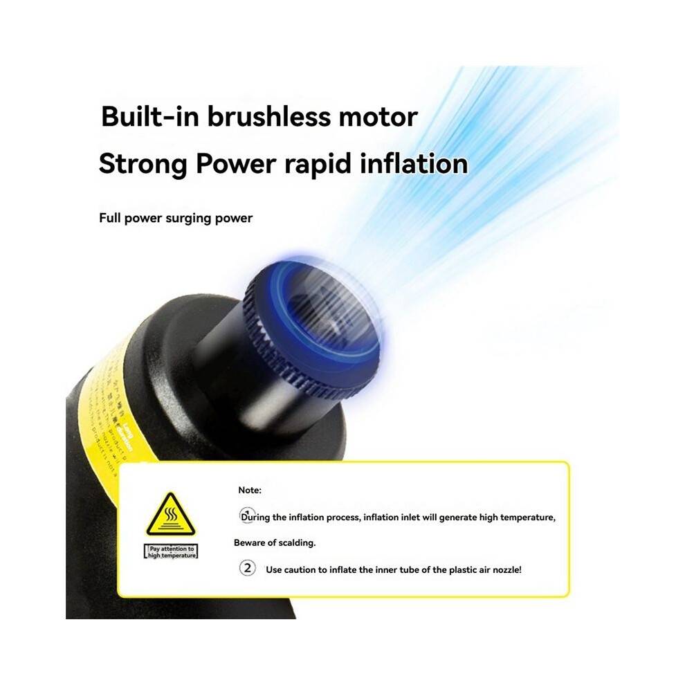Electric Air Pump 100PSI Portable Bike Pump Rechargeable Compressory Tire Inflator for Motorcycle Bicycle Inflator