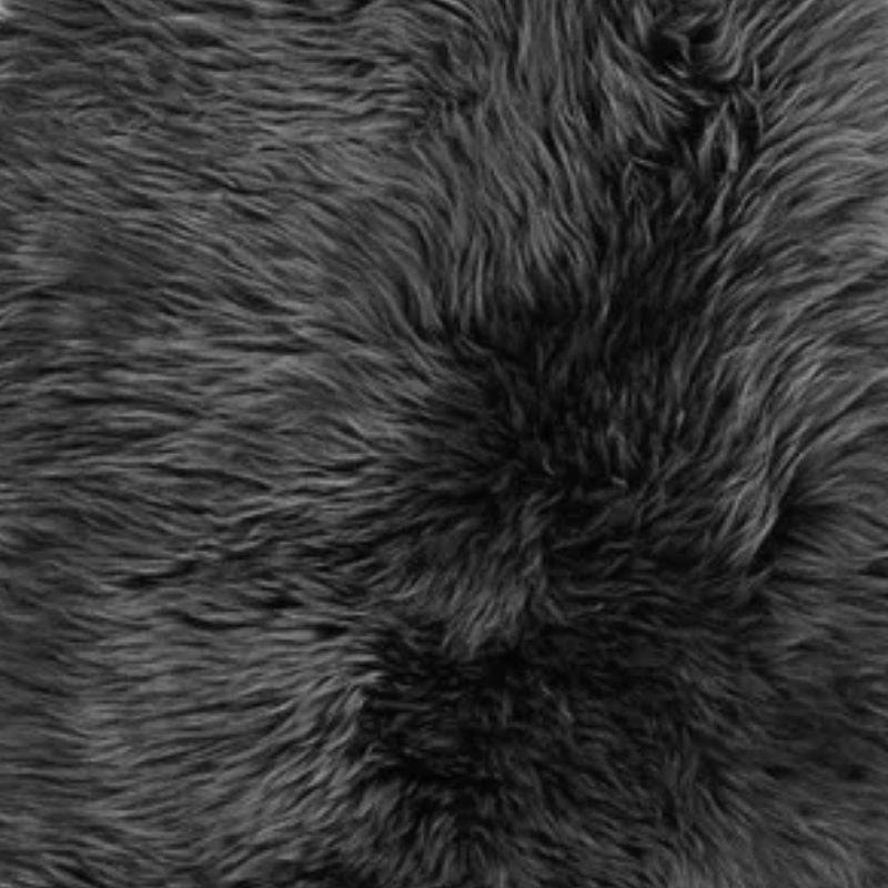 Natures Collection - Designertæppe - sheepskin - New Zealand - Mørkegrå