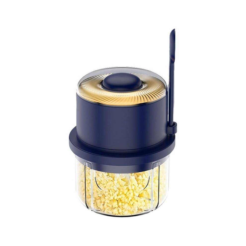 Portable Wireless Electric Chopper 6-Blade, Large Glass Cup Easy-Clean, Food Processor for Garlic, Meat, Ginger
