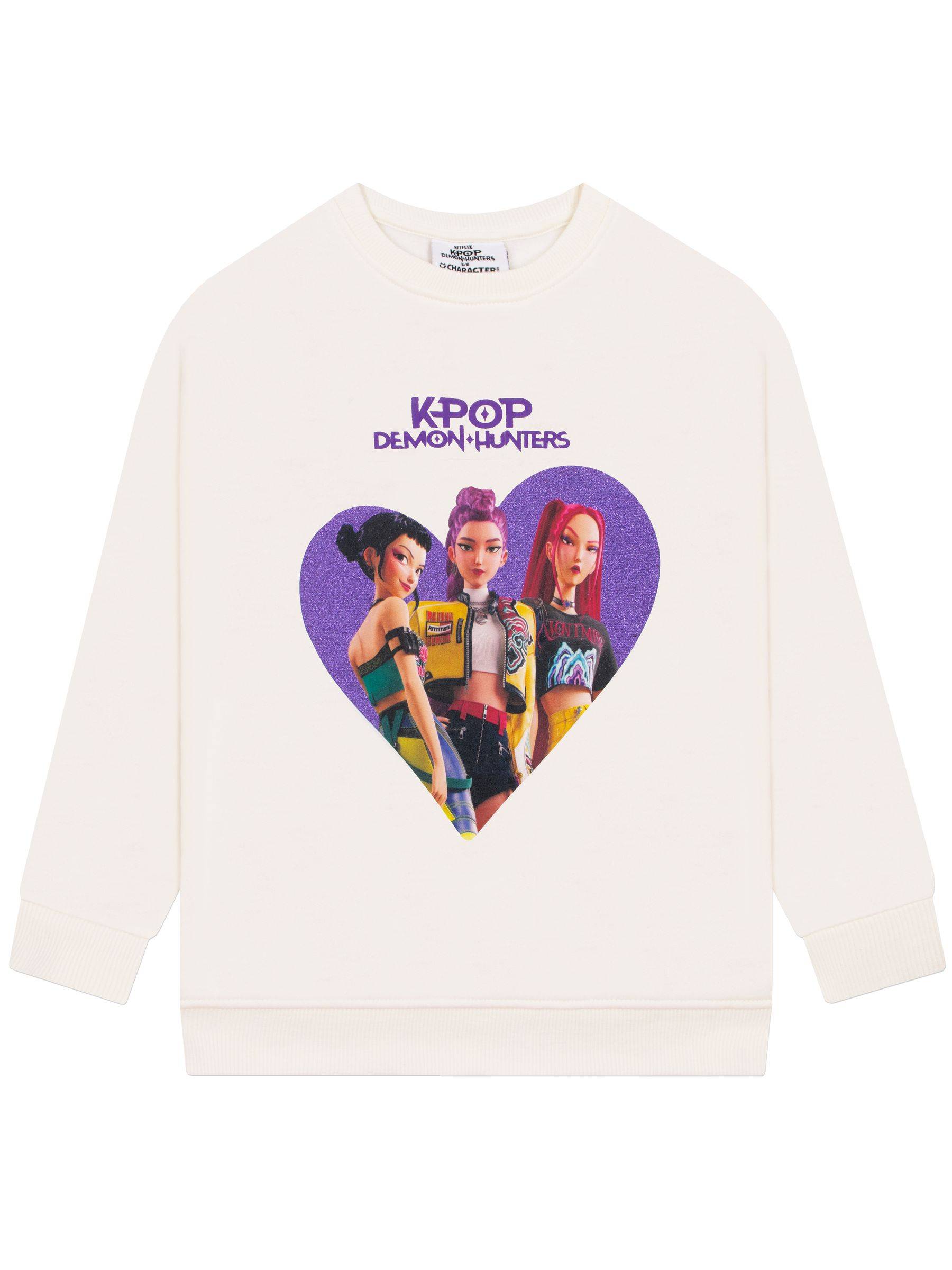 Character Character Cream K-Pop Demon Hunters Huntrix Sweatshirt