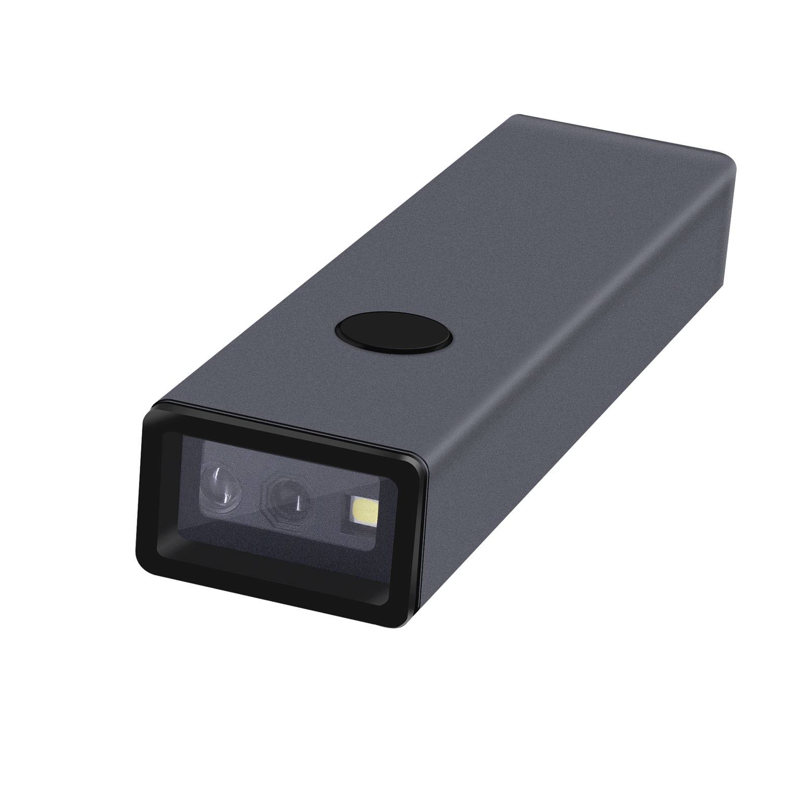 Stregkodescanner X8 - Aluminium - Bærbar 2D Bluetooth / 2.4Ghz Trådløs Laser scanner