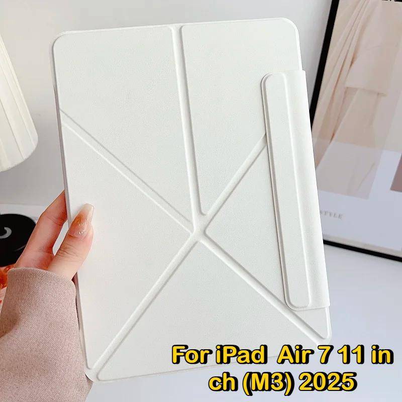 Nytt smalt magnetfodral för Apple IPad 11:e 10:e 10.9 IPad Pro 11 12.9 13 M4 Skydd Air7 Air 5 Mini7 6 A16 Pro Vikbart stativ Funda