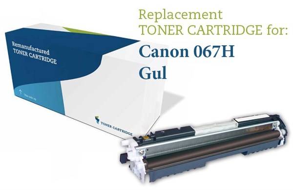 Gul lasertoner - Kompatibel - 067H XL Y - Canon - 2.350 sider.