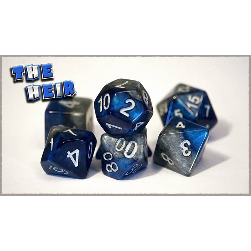 Halfsies Dice - The Heir (Poly 7 set)