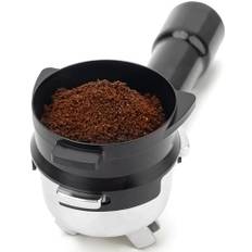 USEAMIE 54 mm doseringstratt för Breville Barista filterhållare, handsfree kaffetillbehör diskmaskinssäker, svart