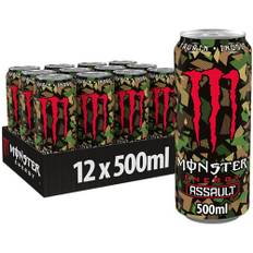 Monster Energy Assault - erfrischender Energy Drink mit 160 mg Koffein - in praktischen Einweg Dosen (12 x 500 ml)